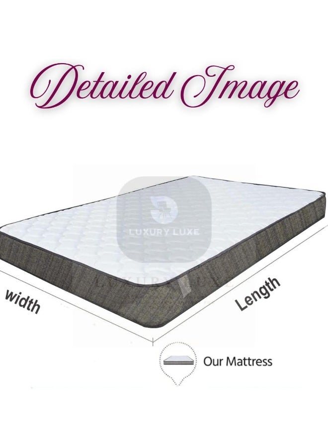 LUXURY LUXE Luxury Luxe Orthomedical Plus Comfopedic Premium Mattress | 12cm Medium Firm Memory Foam | Hypoallergenic, Antibacterial & Cooling Technology | Spine Support (UK - Short Super King 180 x 190 cm)  - Image 2