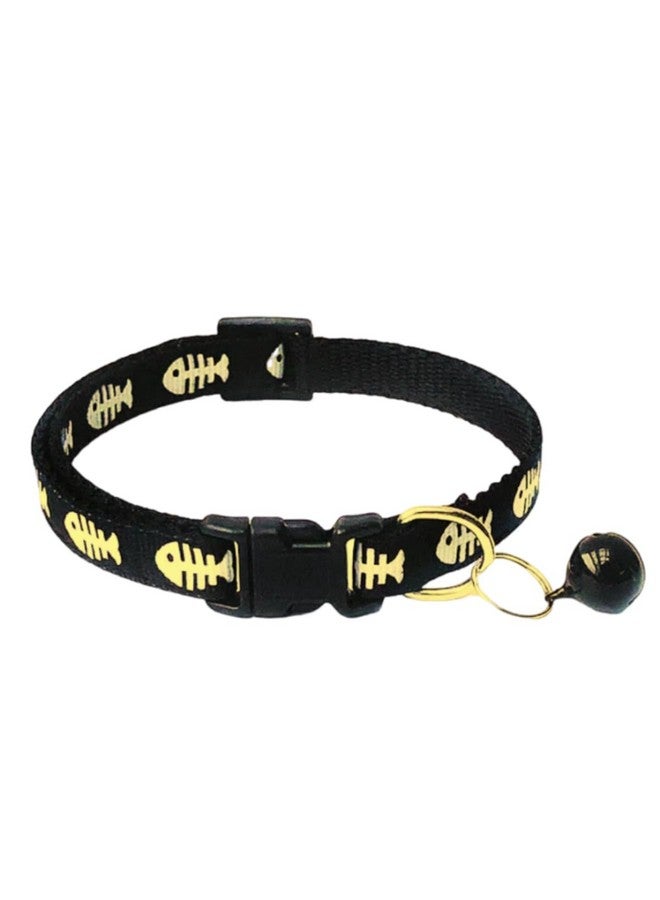 بت طوق أمان للقطط سريع الفك، طوق عاكس للقطط الصغيرة مزود بأجراس، قابل للتعديل من 7.5 إلى 12.5 بوصة، مناسب للاستخدام المنزلي - Image 1