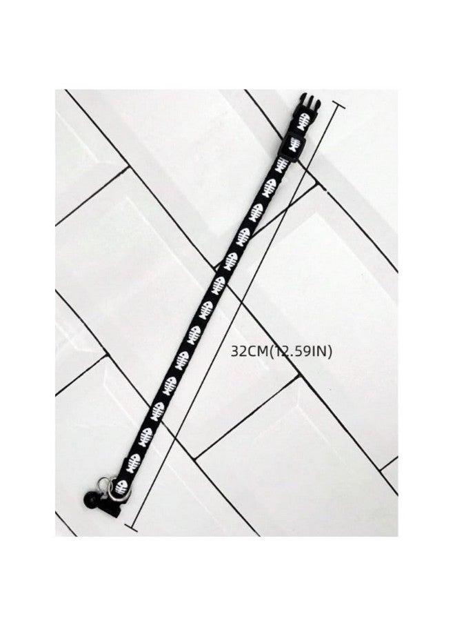 بت طوق أمان للقطط سريع الفك، طوق عاكس للقطط الصغيرة مزود بأجراس، قابل للتعديل من 7.5 إلى 12.5 بوصة، مناسب للاستخدام المنزلي - Image 2