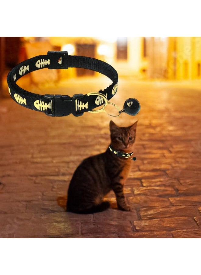 بت طوق أمان للقطط سريع الفك، طوق عاكس للقطط الصغيرة مزود بأجراس، قابل للتعديل من 7.5 إلى 12.5 بوصة، مناسب للاستخدام المنزلي - Image 4