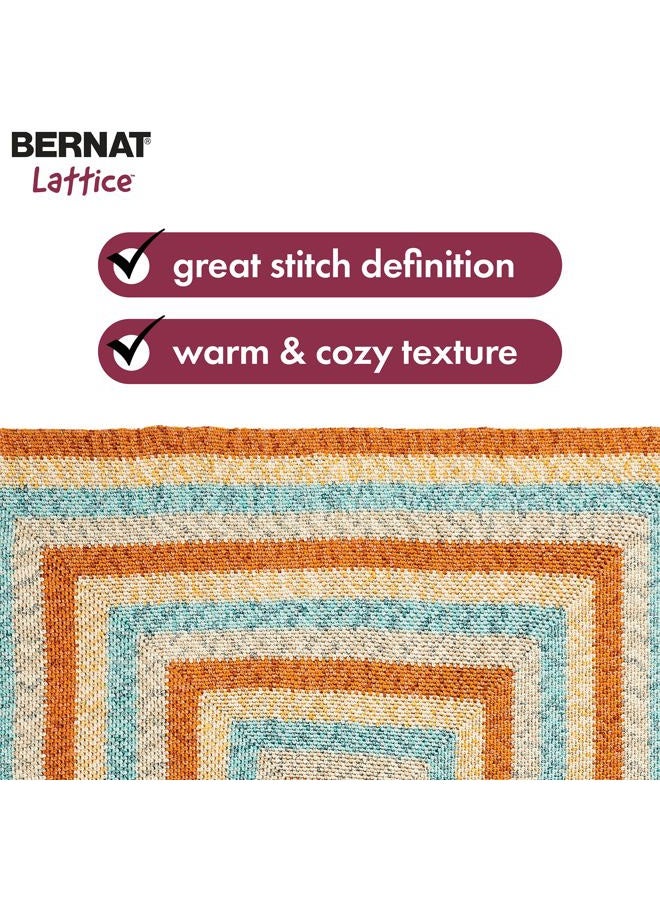 Bernat Lattice - 3 Pack of 389 Yards/7.8 oz Blacklight 54% Polyester 28% Acrylic 18% Nylon Yarn - Image 2