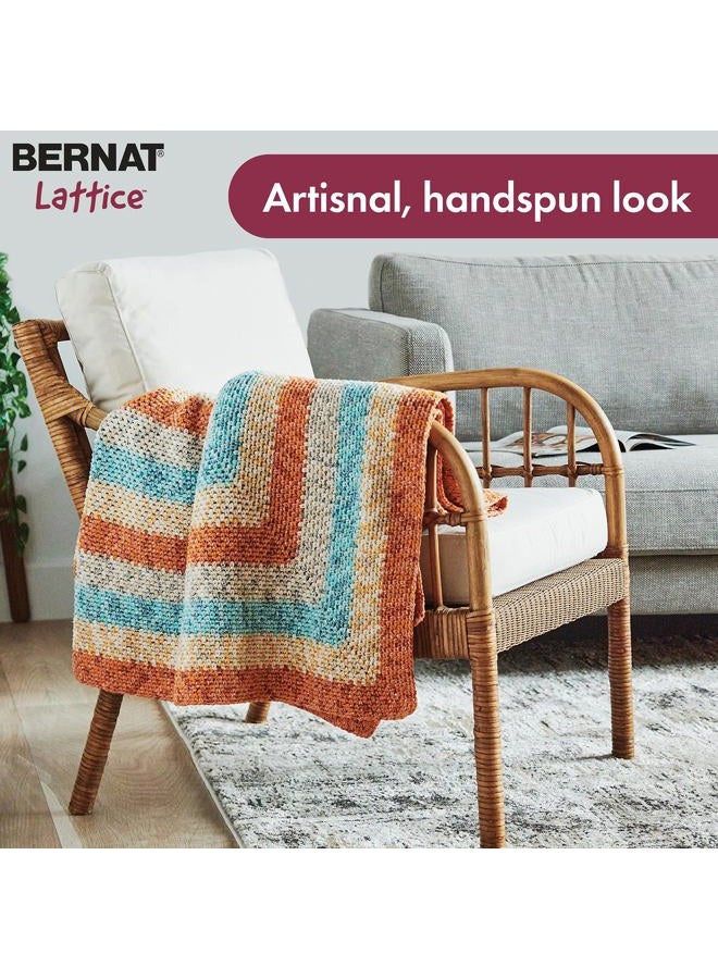 Bernat Lattice - 3 Pack of 389 Yards/7.8 oz Blacklight 54% Polyester 28% Acrylic 18% Nylon Yarn - Image 4