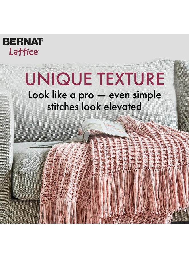 Bernat Lattice - 3 Pack of 389 Yards/7.8 oz Blacklight 54% Polyester 28% Acrylic 18% Nylon Yarn - Image 3