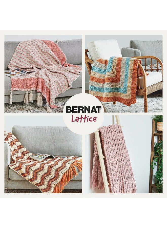 Bernat Lattice - 3 Pack of 389 Yards/7.8 oz Blacklight 54% Polyester 28% Acrylic 18% Nylon Yarn - Image 5