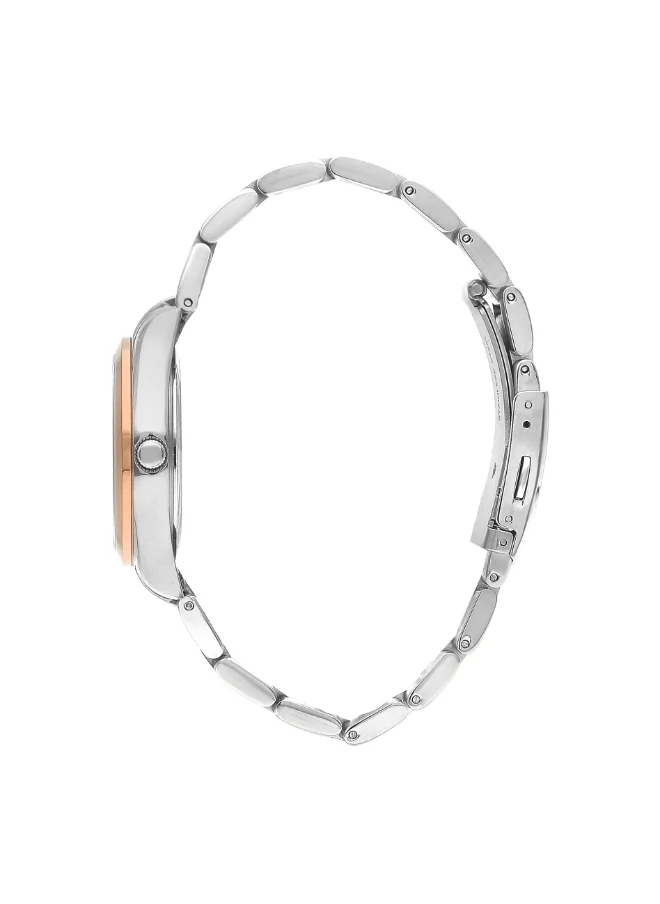 BEVERLY HILLS POLO CLUB Beverly Hills Polo Club BP3301X.520 Women's Analog Display Watch & Metal Strap Silver