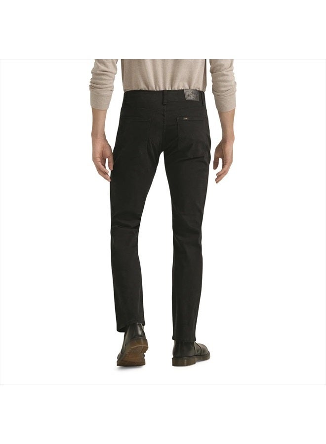 LEE Men's Extreme Motion Straight Taper Jean Black 33W x 34L - Image 2