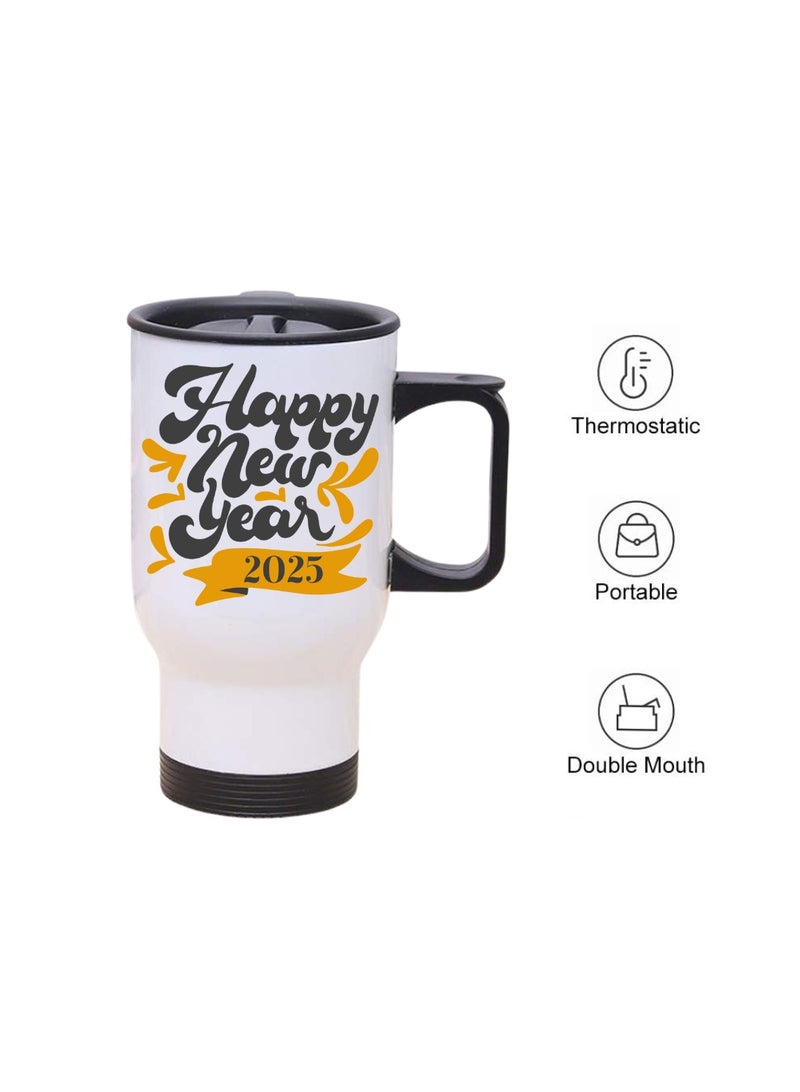 PRINTSHOP4ME Happy New Year Design Printed Travel Mug With New Year Theme Suitable Gift For Family And Friends And Special Person  - Image 3
