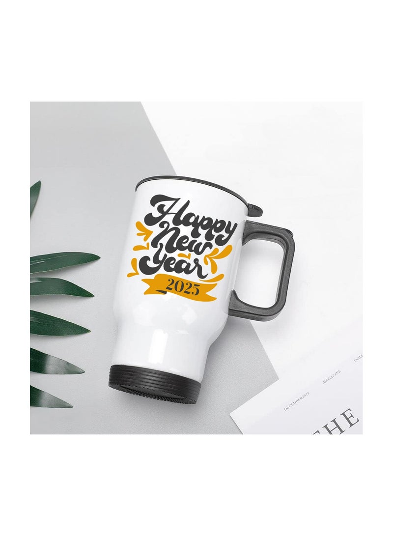 PRINTSHOP4ME Happy New Year Design Printed Travel Mug With New Year Theme Suitable Gift For Family And Friends And Special Person  - Image 4