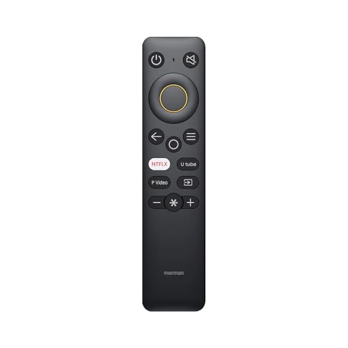 marman® Compatible with Realme Smart Tv Remote Control Suitable for Full HD LED Android TV Non Voice Command with Hotkeys - Pairing Not Required - Match Key By Key with Original Remote - Image 1
