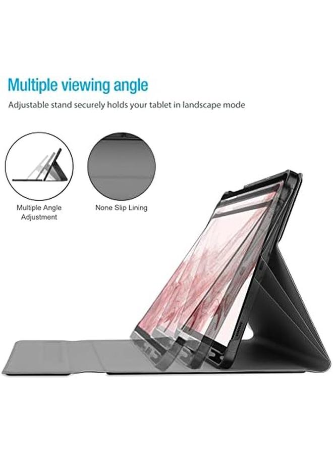 برو كيسيز حافظة لوحة مفاتيح لجهاز Galaxy Tab S8 S7 مقاس 11 بوصة مع غطاء حماية خفيف الوزن ولوحة مفاتيح لاسلكية قابلة للفصل مغناطيسيًا لجهاز Samsung X700 X706 T870 T875 T878 إصدار 2022 2020 باللون الأسود - Image 4