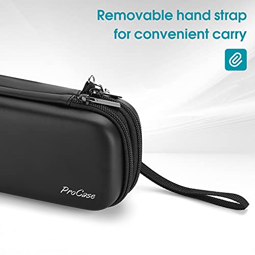 ProCase Pen Pencil Case, 2-Layer EVA Zipper Pencil Box Pouch Large Capacity Stationery Storage Organizer for School Office Supplies -Black - Image 4