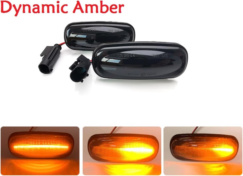 QASULER Dynamic Amber Side Marker Lamp for Land Rover - Image 4