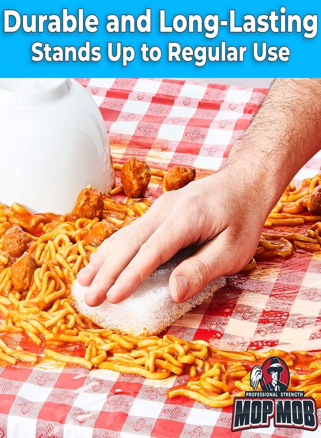 Mop Mob Non-Scratch, Super Long-Lasting Scrubbing Pad 5 pk, 10x4.5in. Best Reusable Multipurpose Scouring Sponge for Home Surfaces. Perfect Pro Grade Multi-Surface Scrubber Pads for Light-Duty Indoor Cleaning - Image 4