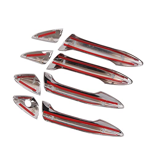 WZXDAUTO Doors Handle Cover 8pcs for Hyundai Elantra 2012-2014 Left Hand Drive Car, ABS Triple Chrome Plated, Decoration and Protection for Handle of Car - Image 4