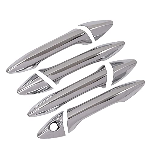 WZXDAUTO Doors Handle Cover 8pcs for Hyundai Elantra 2012-2014 Left Hand Drive Car, ABS Triple Chrome Plated, Decoration and Protection for Handle of Car - Image 2