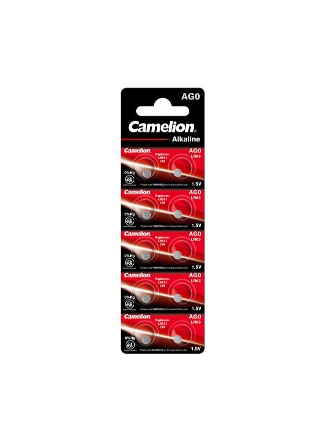 Camelion Camelion alkaline button cell batteries AG0 - 10 pack x5 - Image 2