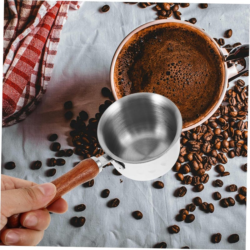 Luxshiny Milk Creamer Pitcher with Handle Small Jug for Coffee and and Easy to Clean for Home Kitchen Use - Image 5