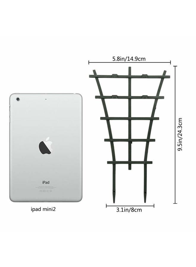 Feitore Plant Trellis Indoor, 6Pcs Stackable Plant Trellis for Climbing Plants Indoor, Small Plant Climbing Trellis for Potted Plants Plastic Climbing Plant Support Trellis for Houseplant Hoya Pothos - Image 2