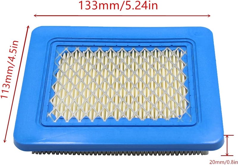 WaruiTT 491588s Air Filter,Compatible with Briggs 491588,Toro 20332,2Pcs | For Craftsman 3364,Premium Lawn Mower Air Cleaner - Image 2