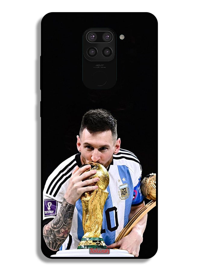 Tolwak Xiaomi Redmi Note 9 Protective Case Cover Messi - Image 2