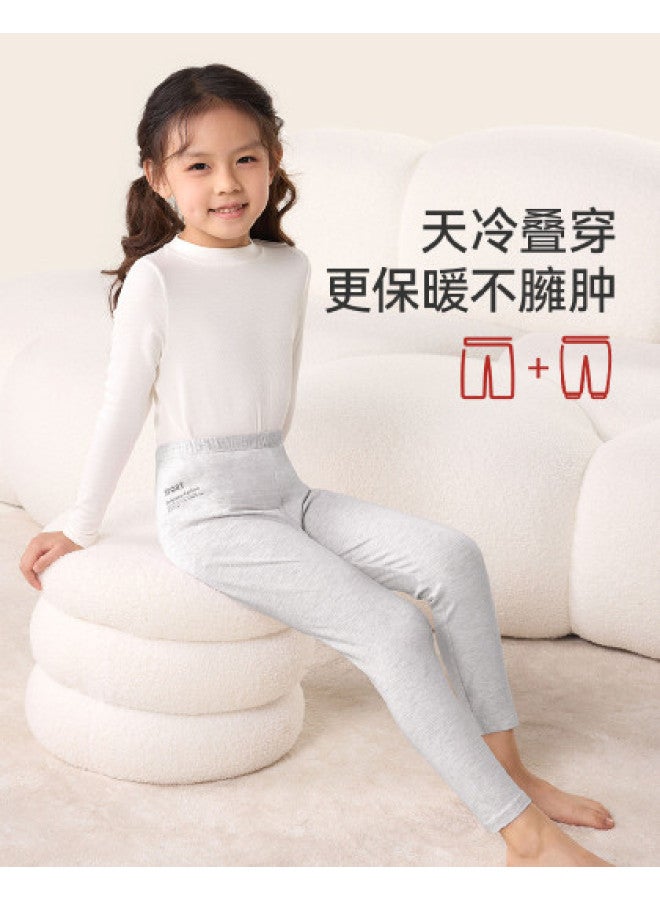 Long time companion non-bulky Winter School Pants With Built-in Thermal Lining - Girls' Thin Warm Base Layer Pants For Students - Image 1