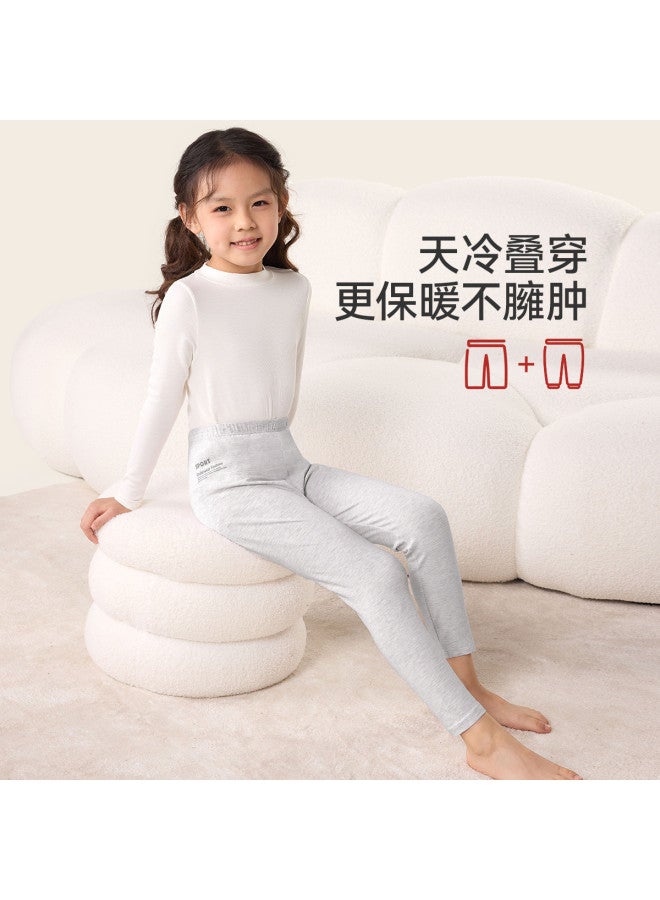 Long time companion non-bulky Winter School Pants With Built-in Thermal Lining - Girls' Thin Warm Base Layer Pants For Students - Image 5