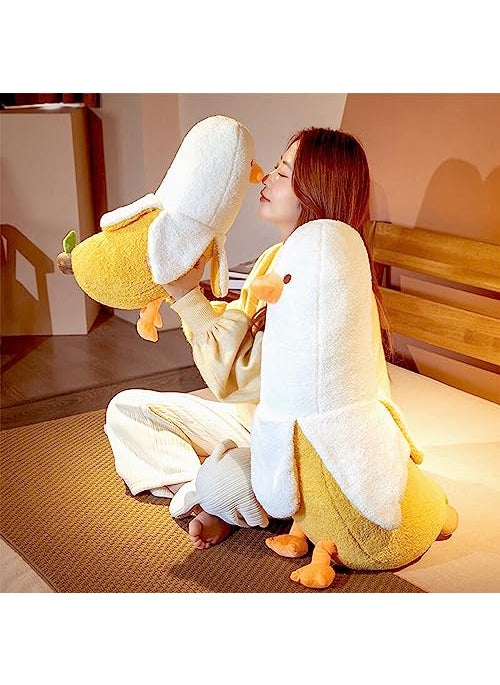 OurHonor OurHonor Banana Duck Plush  19.7"" Duck Banana Stuffed Animal  Cute Soft Banana Plushie Hugging Pillow Doll Toy Gift for Boys Chrismas Decor  - Image 5