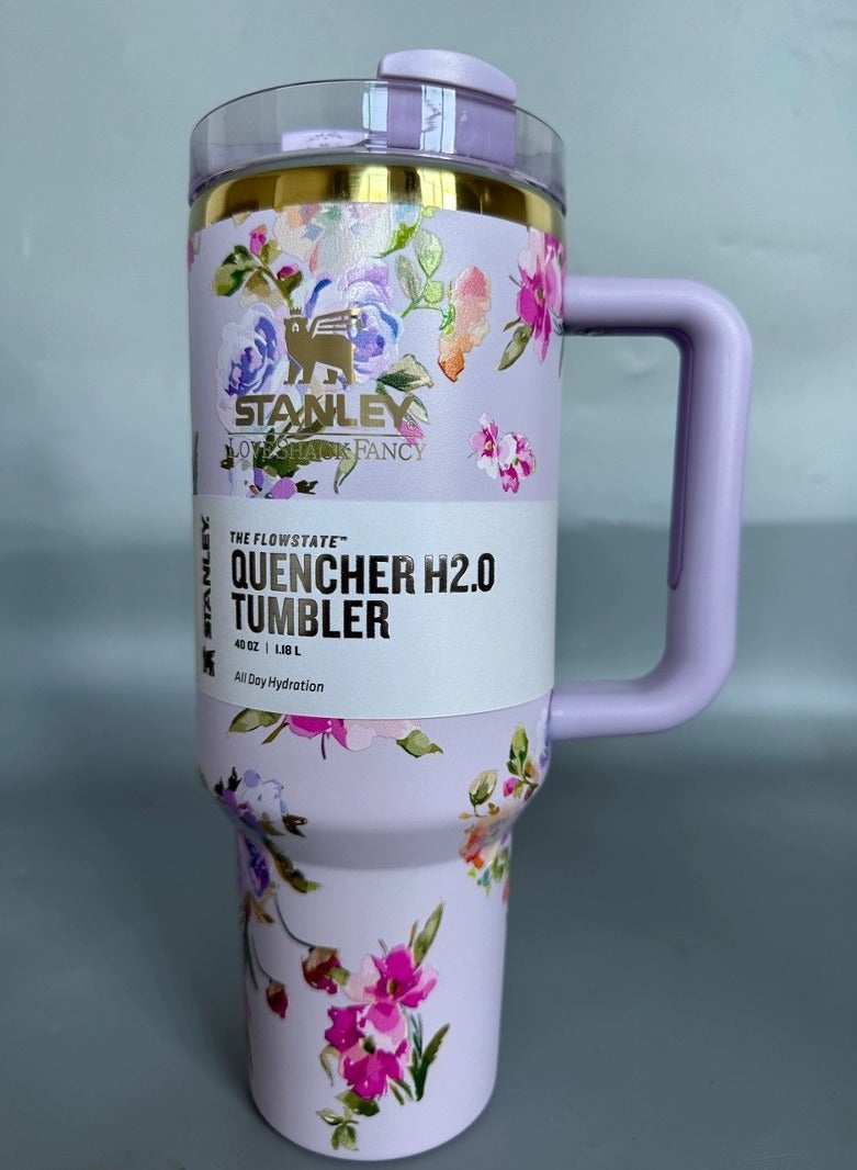 Stanley H2.0 Flow State Stainless Steel Tumbler with Handle and Straw Lid Insulated Reusable Cup for Water, Coffee, Smoothies & More, Travel Mug, Cupholder Friendly 40 oz - Image 1