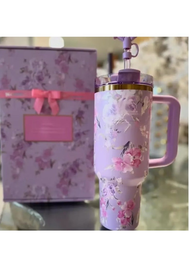 Stanley H2.0 Flow State Stainless Steel Tumbler with Handle and Straw Lid Insulated Reusable Cup for Water, Coffee, Smoothies & More, Travel Mug, Cupholder Friendly 40 oz - Image 3