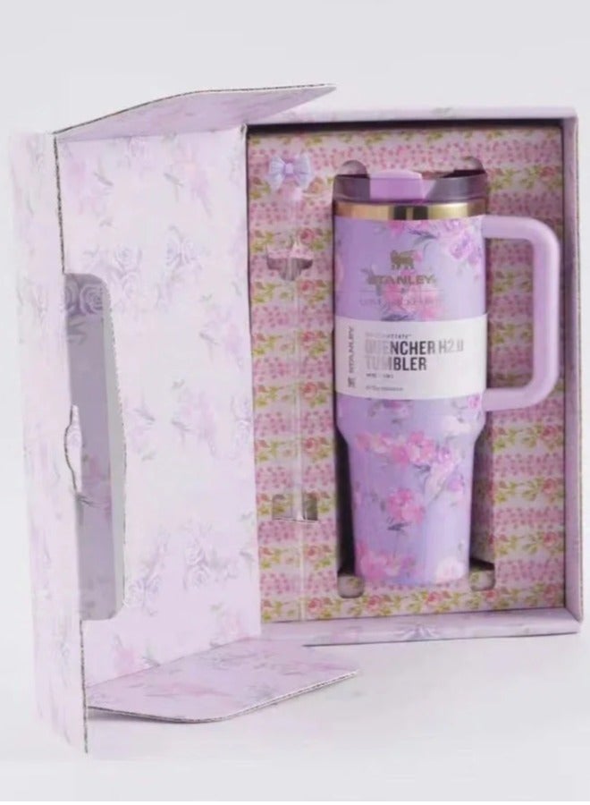 Stanley H2.0 Flow State Stainless Steel Tumbler with Handle and Straw Lid Insulated Reusable Cup for Water, Coffee, Smoothies & More, Travel Mug, Cupholder Friendly 40 oz - Image 2