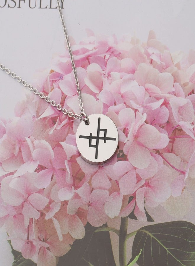 bobauna Eternal Love Bind Rune Pendant Necklace Nordic Viking Jewelry Gift (Eternal Love necklace) - Image 2