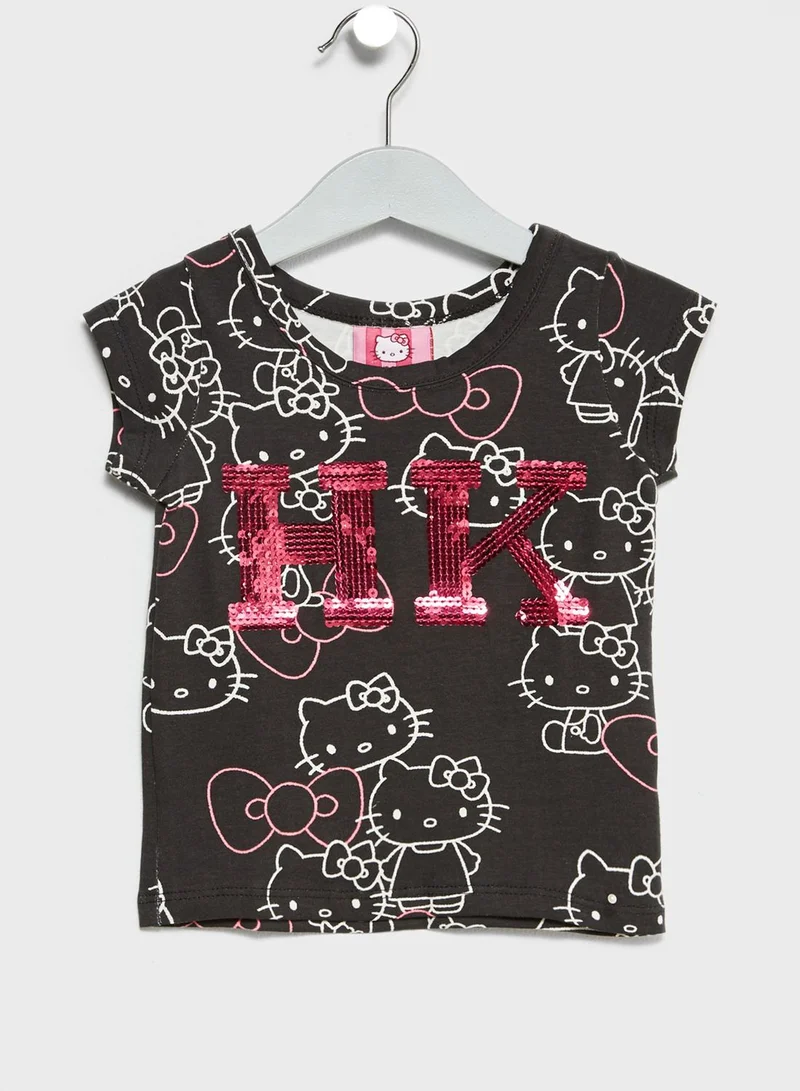 Hello Kitty Little Logo Top
