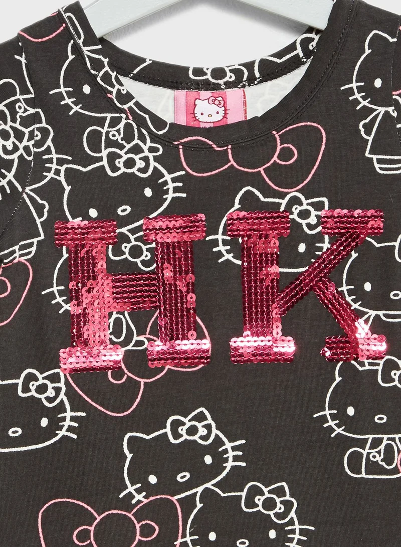 Hello Kitty Little Logo Top