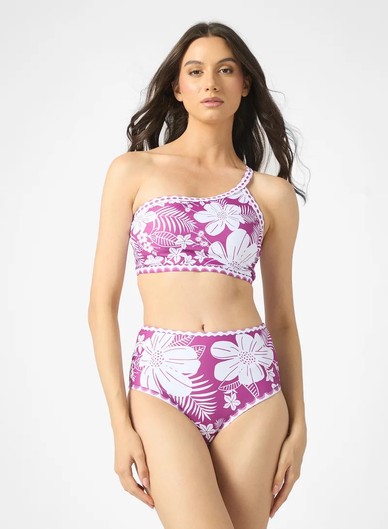 ELLA Printed Bikini With Beach Skirt