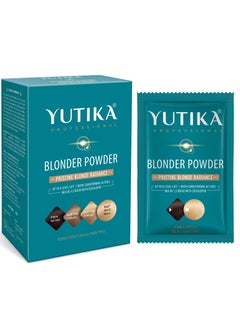 Yutika Yutika Professional Blonder Bleach Powder for Hair |Bleaching Powder for Dark Hair| Hair Color Lightener Lightening Hair Bleach with Blonde Radiance Hair Color Lifter, Lifts Up to 8 Levels - 2.11 Oz  - Image 1