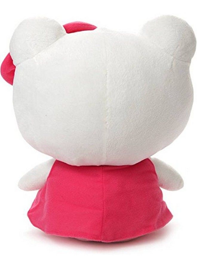 Tickles Red Soft Stuffed Plush Animal Cute Hello Kitty Toy For Kids (Size: 28 Cm)  - Image 3