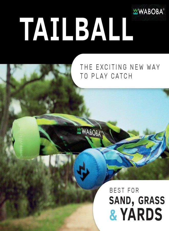 Waboba Tailball Flying Toy Catch Game for Kids and Adults Fun Throwing Flyball Toy with Tail for Backyard, Beach, or Park - 1 Pack Assorted Colors - Image 2