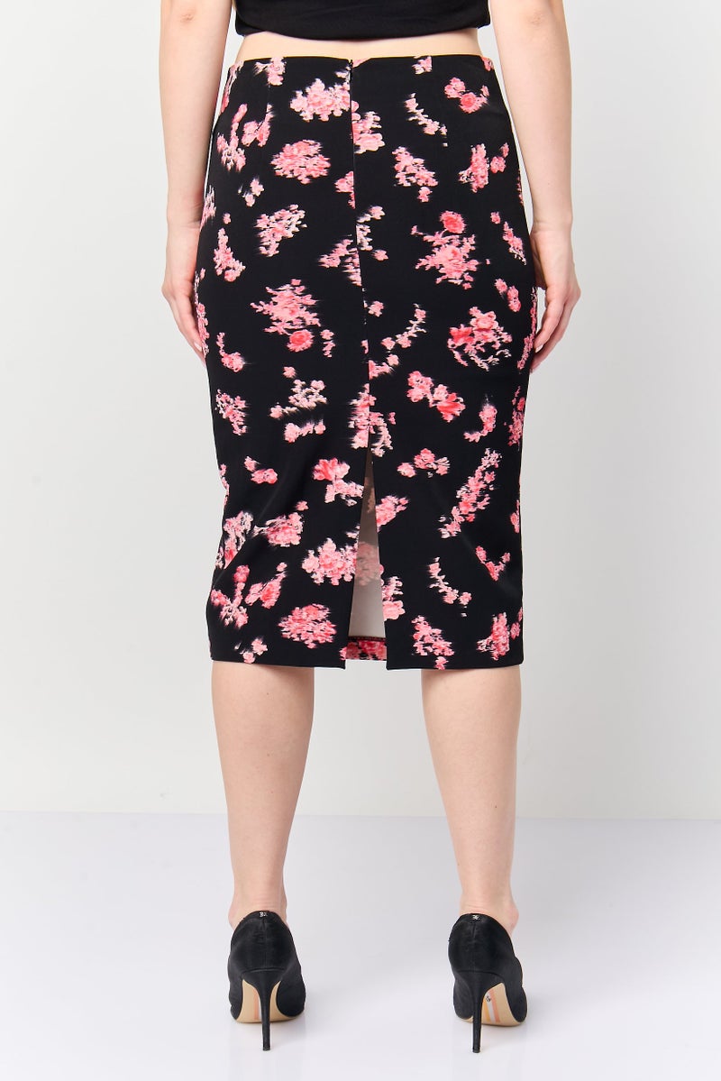 PINKO Women Allover Print A-Line Skirt, Multicolor - Image 4