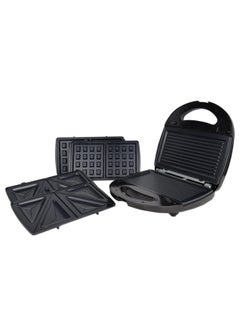 Generic 3 in 1 Sandwich Maker| Waffle Maker |Grill Panini Press – Non-Stick Removable Plates, Compact Breakfast Machine with Interchangeable Plates  - Image 2