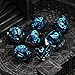 FONVGOGO Dragon Eye Dice Liquid Core Dice Set DND Dungeons and Dragons Resin D and D Dice Role Playing Polyhedral Beholders Ttrpg Die RPG Blue - Image 4