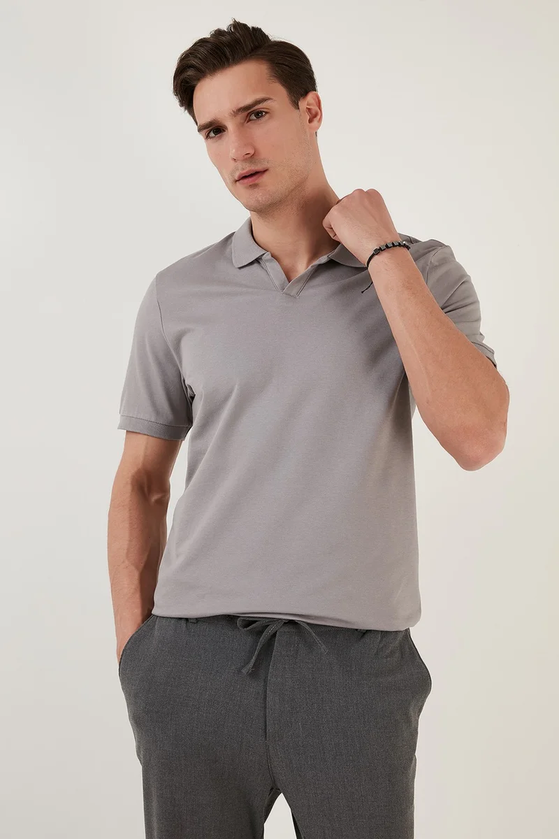 بوراتي Slim Fit Cotton Polo T Shirt Men's Polo T Shirt 5902141