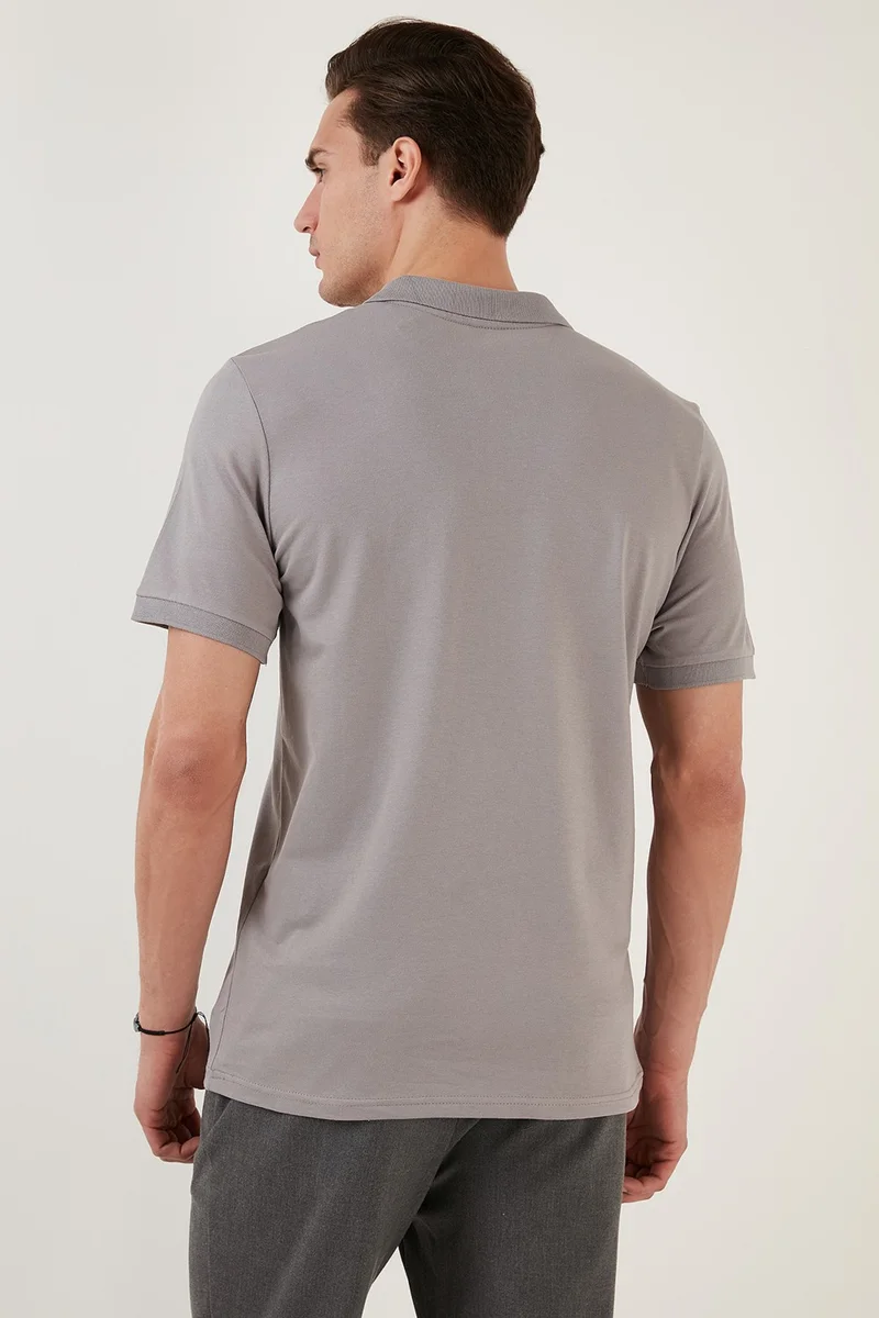 بوراتي Slim Fit Cotton Polo T Shirt Men's Polo T Shirt 5902141