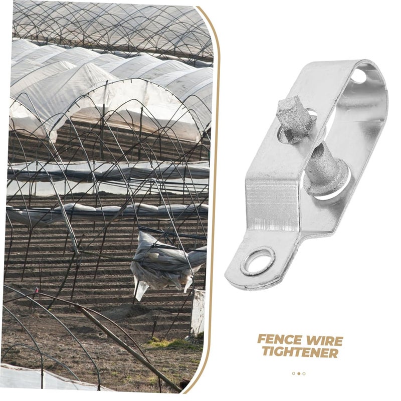 Steel Wire Strainer Tool 10pcs Electric Fence Tensioner Cable Tightener for Greenhouse - Image 4