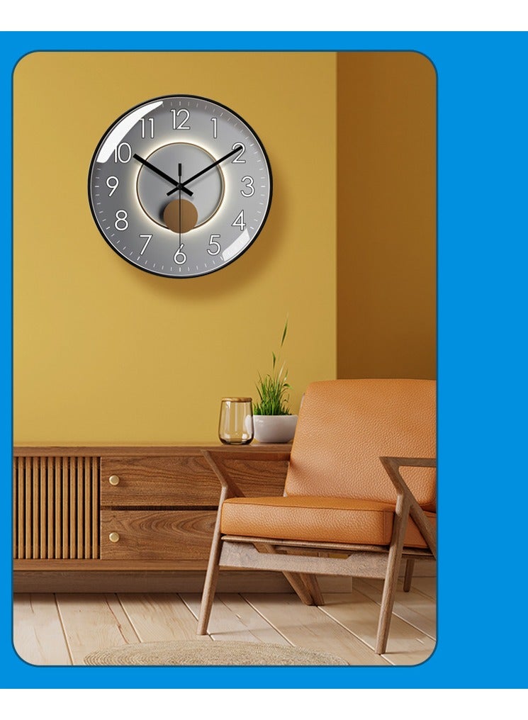 Wall Clock, 10-inch Silent Non-Ticking Round Classroom Clock, Battery Operated Easy to Read Decorative Wall Clocks,Stylish Kitchen Wall Clock - Image 2