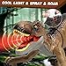 Sunrad Remote Control Dinosaur Toys for Kids 35 47 812 Year Old Electronic RC Robot Dinosaur with Spray Light Roar Realistic Walking TRex Toys Birthday Gifts for Boys Girls Brown - Image 4