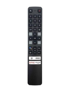 ICS New Replacement Voice Remote Control For TCL Smart TV Netflix Prime Video Black  - Image 1