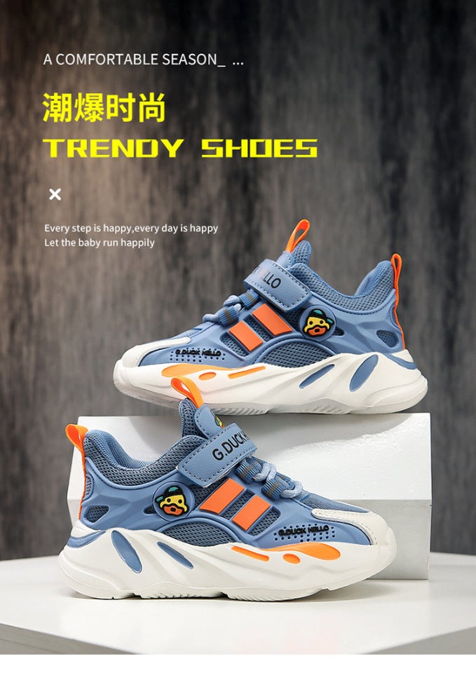 Mesh Sneakers Lightweight Flexible Sole Walking Shoes For Kids Indoor And Outdoor Activities - Image 2