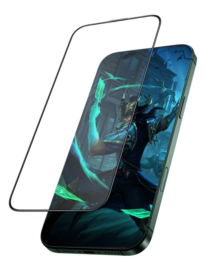 جرين ليون مجموعة حماية 4 في 1 لهاتف ايفون 16 برو ماكس / حافظة مضادة للصدمات / غشاء عدسة الكاميرا / زجاج ستيف 9H / مشبك حلقي مغناطيسي - شفاف - Image 1