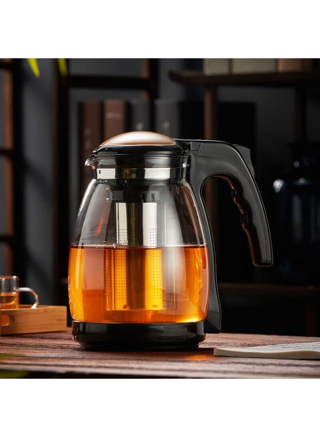 Tianxi Glass Teapot Tea Set With Stainless Steel Removable Filter Inner Core Separation Kettle
