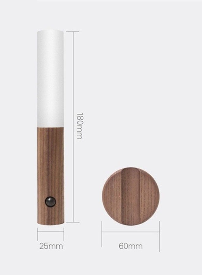 Intelligent Human Body Sensor Night Light: LED Rechargeable Corridor Cabinet Wall Light for Household Bathroom, Strong Wall Sensor Light - Image 3